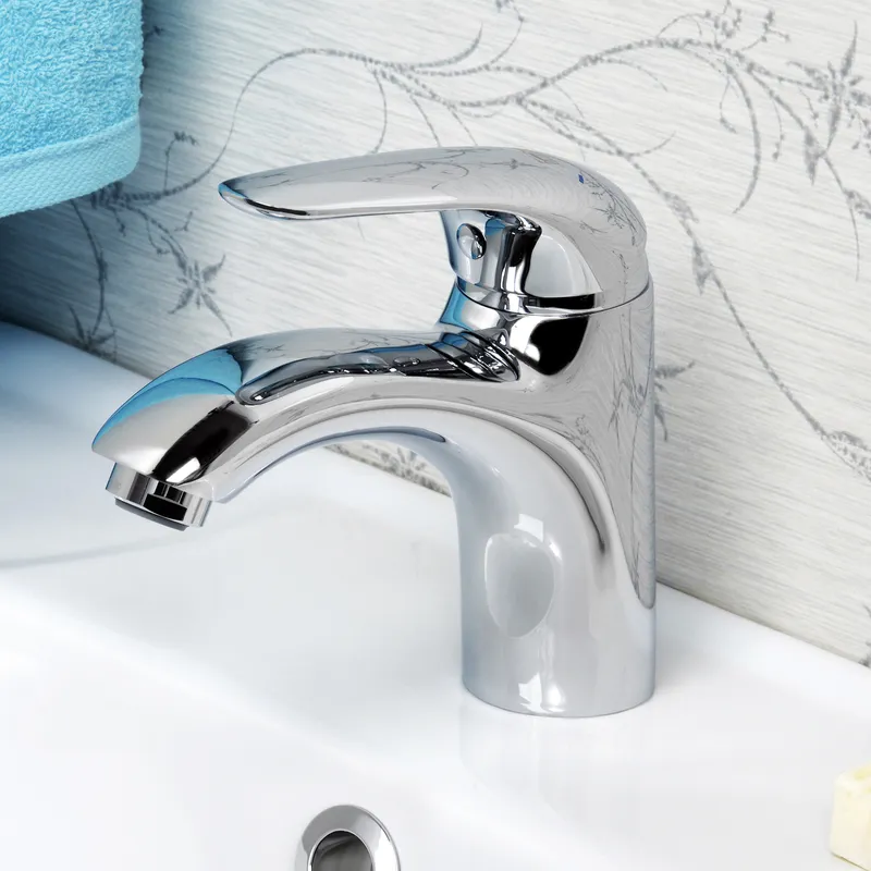 Смеситель для раковины Wasserkraft Rossel 2800 — вид сбоку под углом