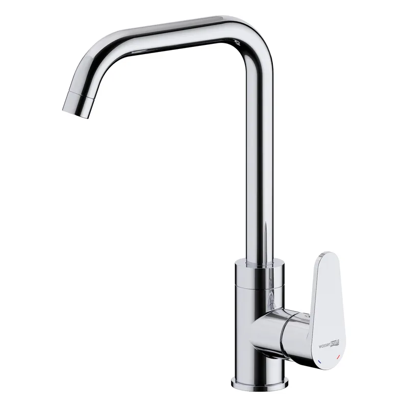 Смеситель для кухни Wasserkraft Alz 28800 — вид сбоку под углом