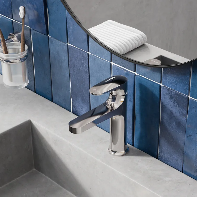 Смеситель для раковины Wasserkraft Weida 3100 — вид сбоку под углом