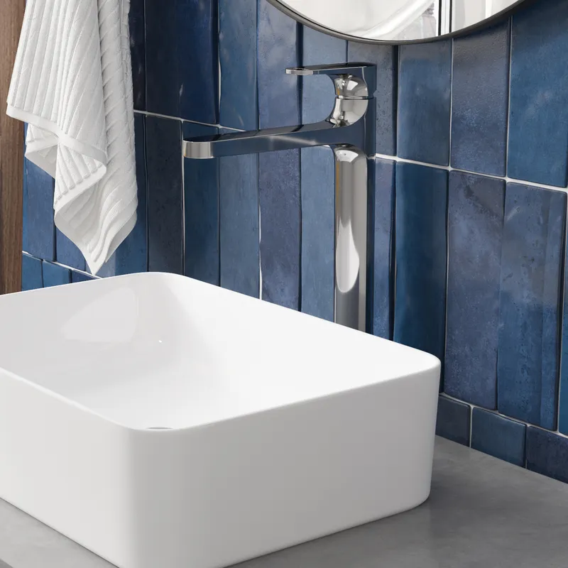Смеситель для раковины Wasserkraft Weida 3100 — вид сбоку под углом