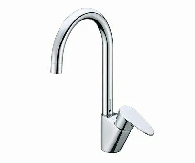 Смеситель для кухни Wasserkraft Leine 3500 — вид сбоку под углом