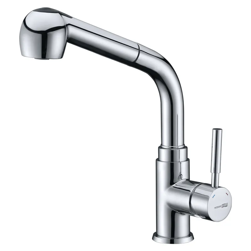 Смеситель для кухни Wasserkraft Main 4100 — вид сбоку под углом