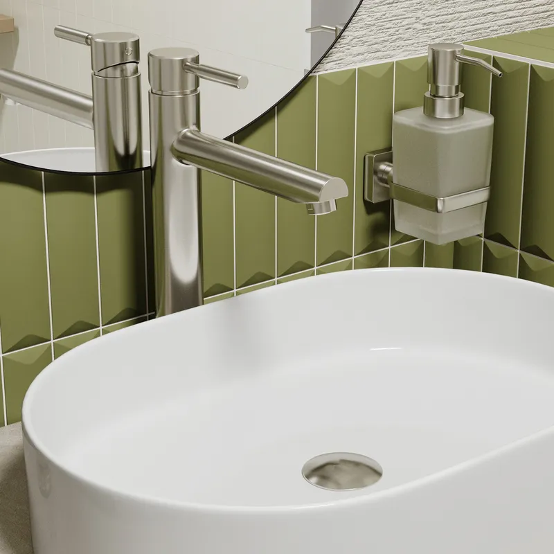 Смеситель для раковины Wasserkraft Wern 4200 — вид сбоку под углом