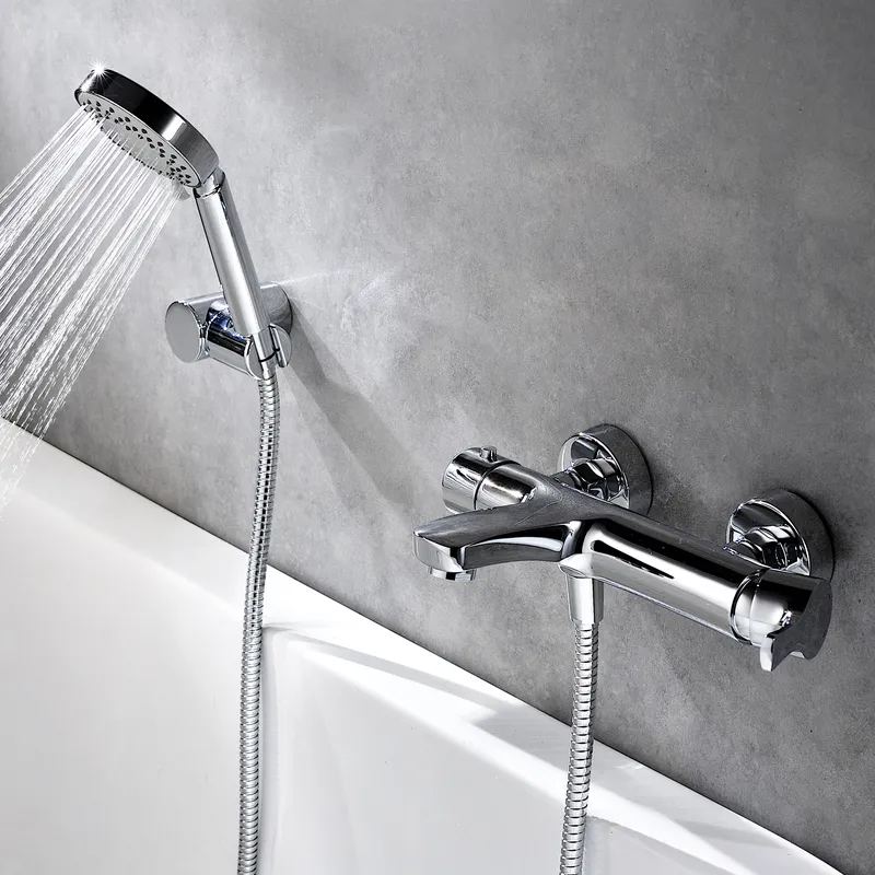 Смеситель для ванны Wasserkraft Berkel 4100 с коротким изливом — вид под углом