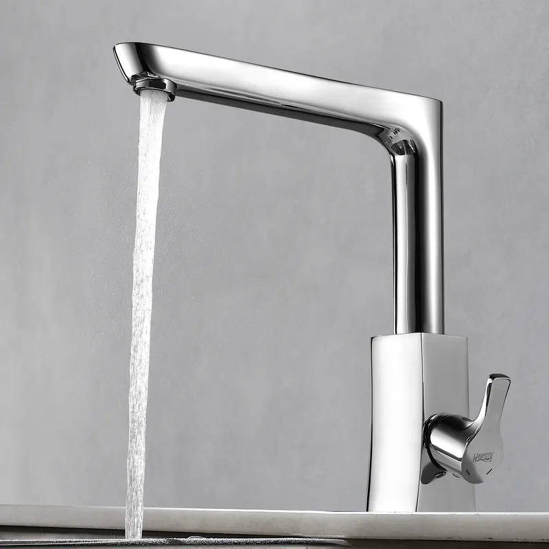 Смеситель для кухни Wasserkraft Berkel 4800 — вид сбоку под углом