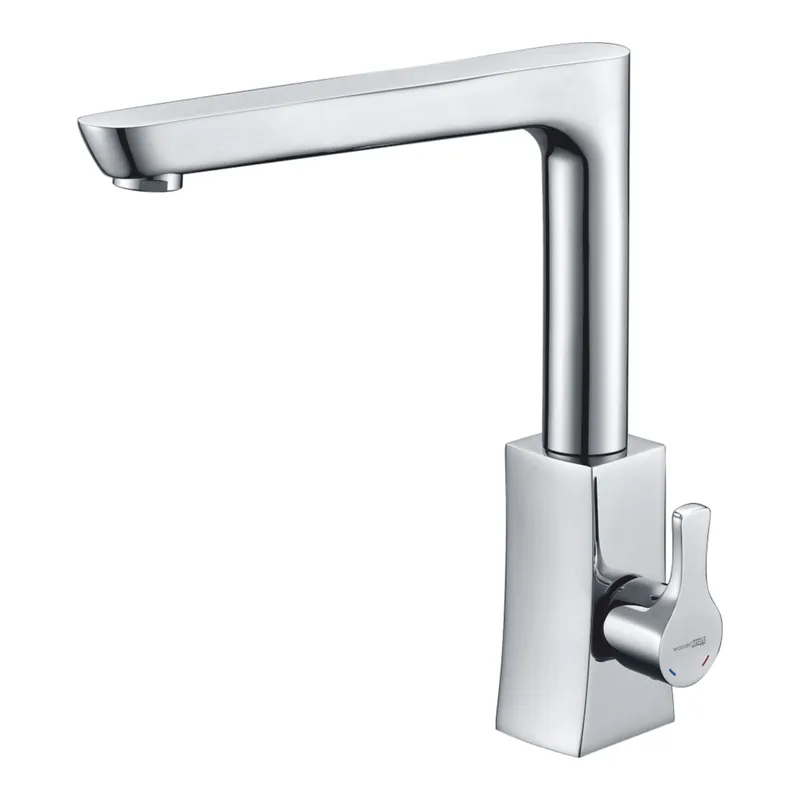 Смеситель для кухни Wasserkraft Berkel 4800 — вид сбоку под углом