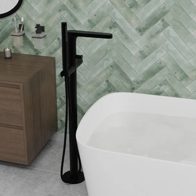 Смеситель для ванны Wasserkraft Fulda 5200 — вид сбоку под углом