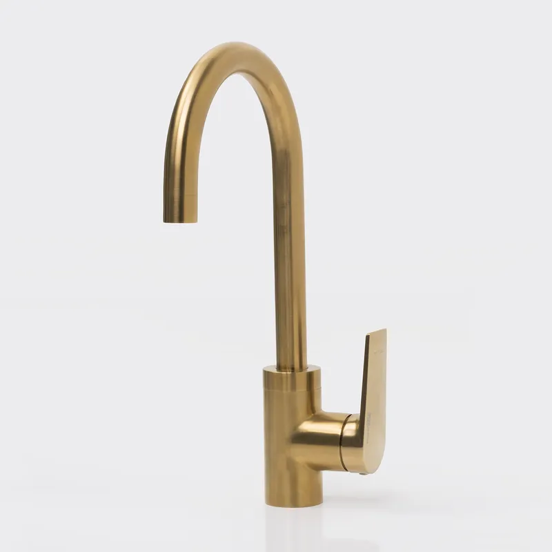 Смеситель для кухни Wasserkraft Aisch 5500 — вид сбоку под углом