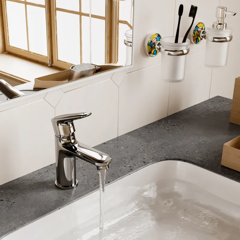 Смеситель для раковины Wasserkraft Vils 5600 — вид сбоку под углом