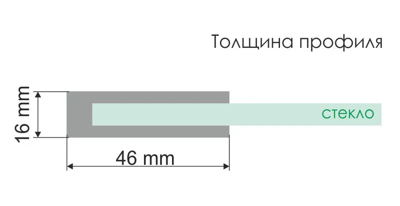 Душевой уголок Wasserkraft Dinkel 58R , 120х100 — стеклянная перегородка вид спереди