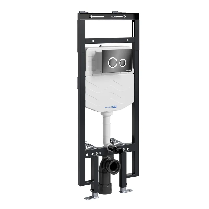 Инсталляция Wasserkraft Dinkel для унитаза — вид спереди на металлическую раму