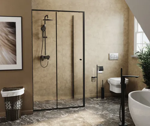 Душевой уголок Wasserkraft Dill 61S 100x80 — вид под углом