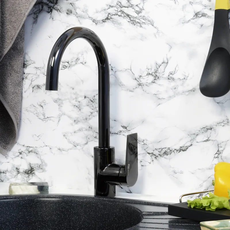 Смеситель для кухни Wasserkraft Glan 6600 — вид сбоку под углом