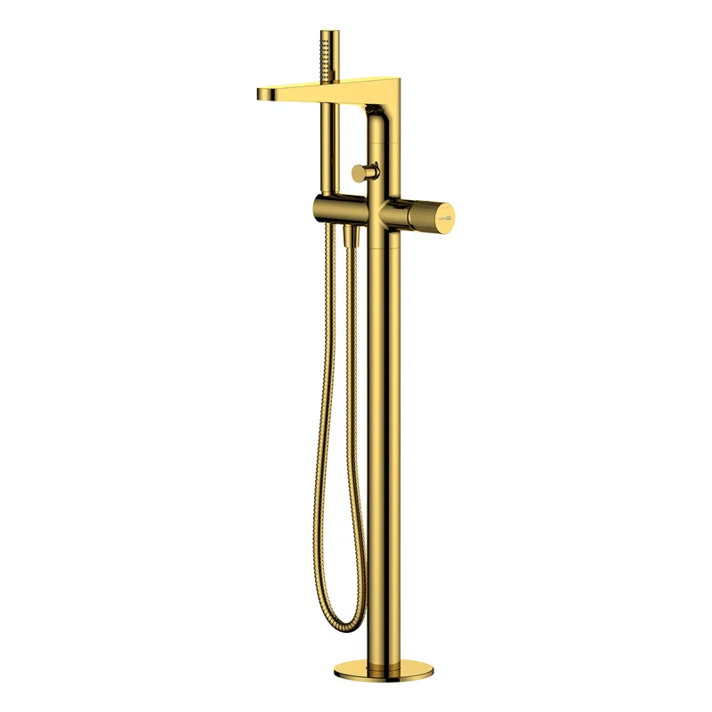 Смеситель для ванны Wasserkraft Sauer 7100 — вид сбоку под углом