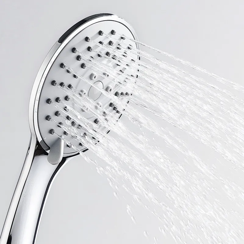 Ручной душ Wasserkraft, 3-функциональный — лейка крупным планом