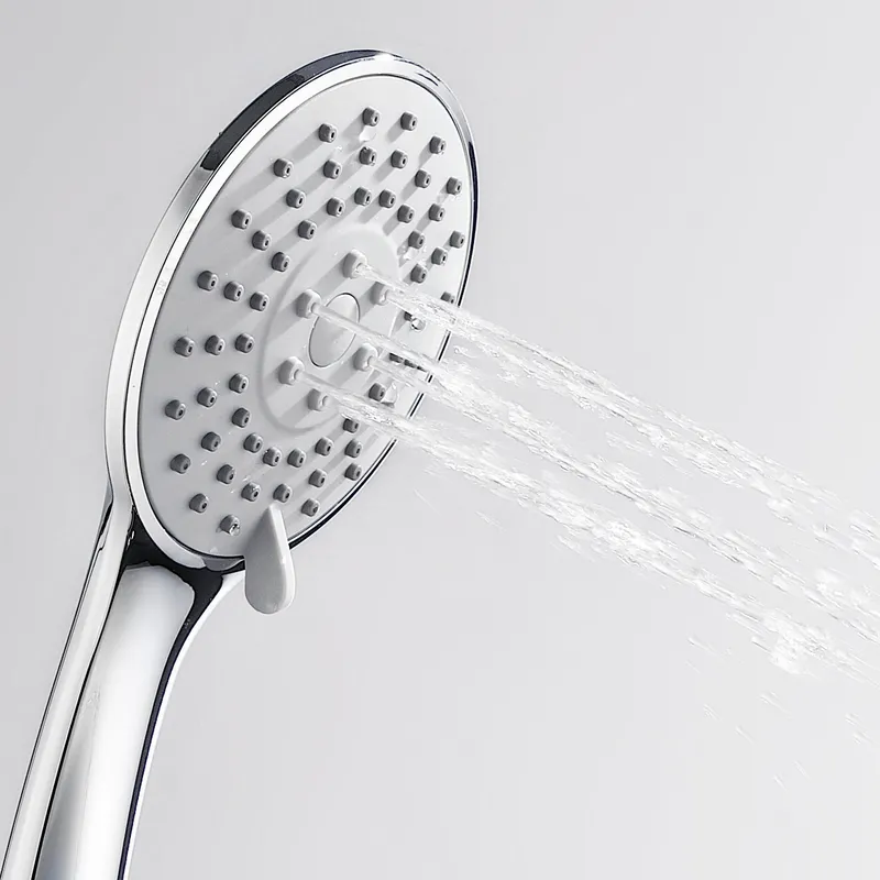 Ручной душ Wasserkraft, 3-функциональный — лейка крупным планом