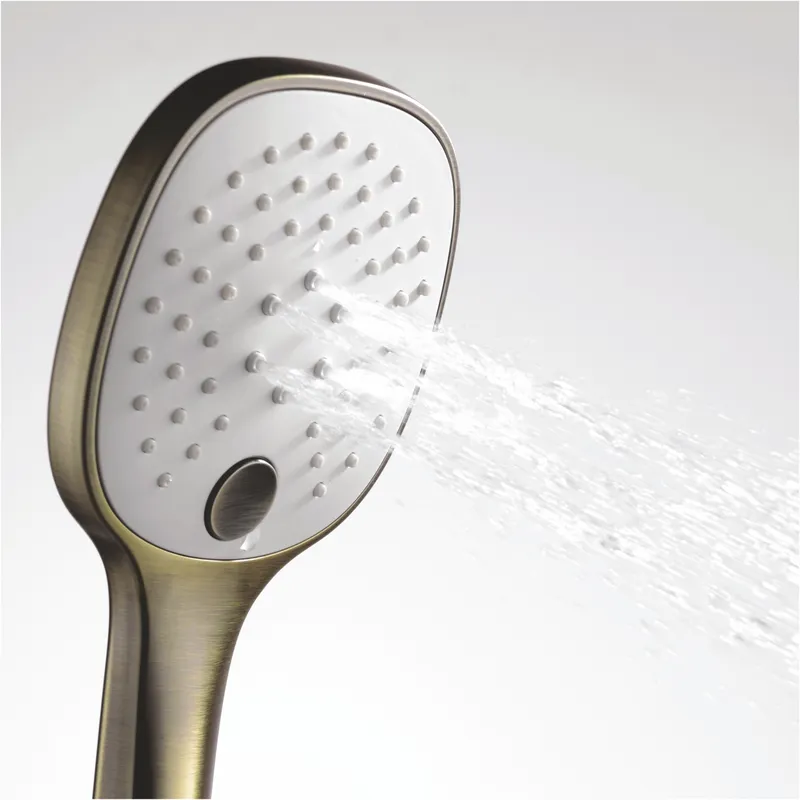 Ручной душ Wasserkraft Exter 1600 — лейка крупным планом под углом