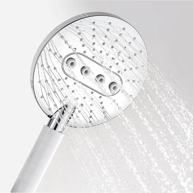 Ручной душ Wasserkraft 3-функциональный — лейка крупным планом