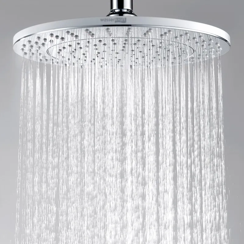 Верхний душ Wasserkraft Weida 3100 регулируемый — лейка крупным планом