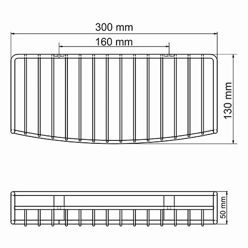 Полка Wasserkraft Exter K-5200 — вид под углом