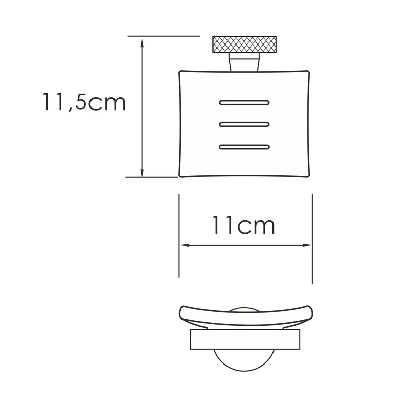 Мыльница Wasserkraft Tauber K-64400 — вид под углом