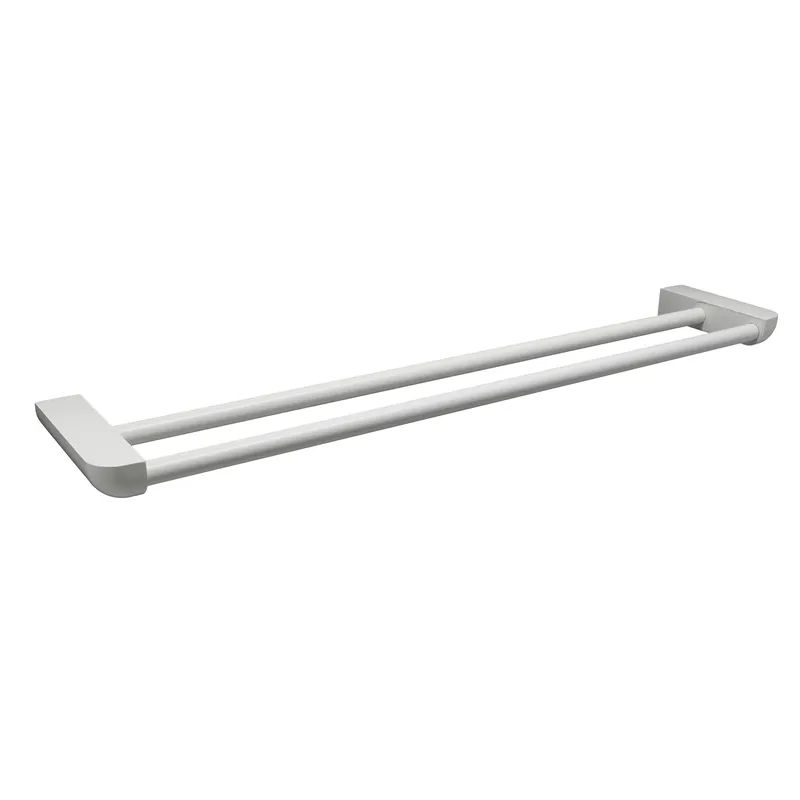 Держатель для полотенца Wasserkraft Kammel K-8300White, двойной — вид под углом