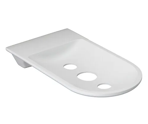Мыльница Wasserkraft Kammel K-8300White, решетка — вид под углом