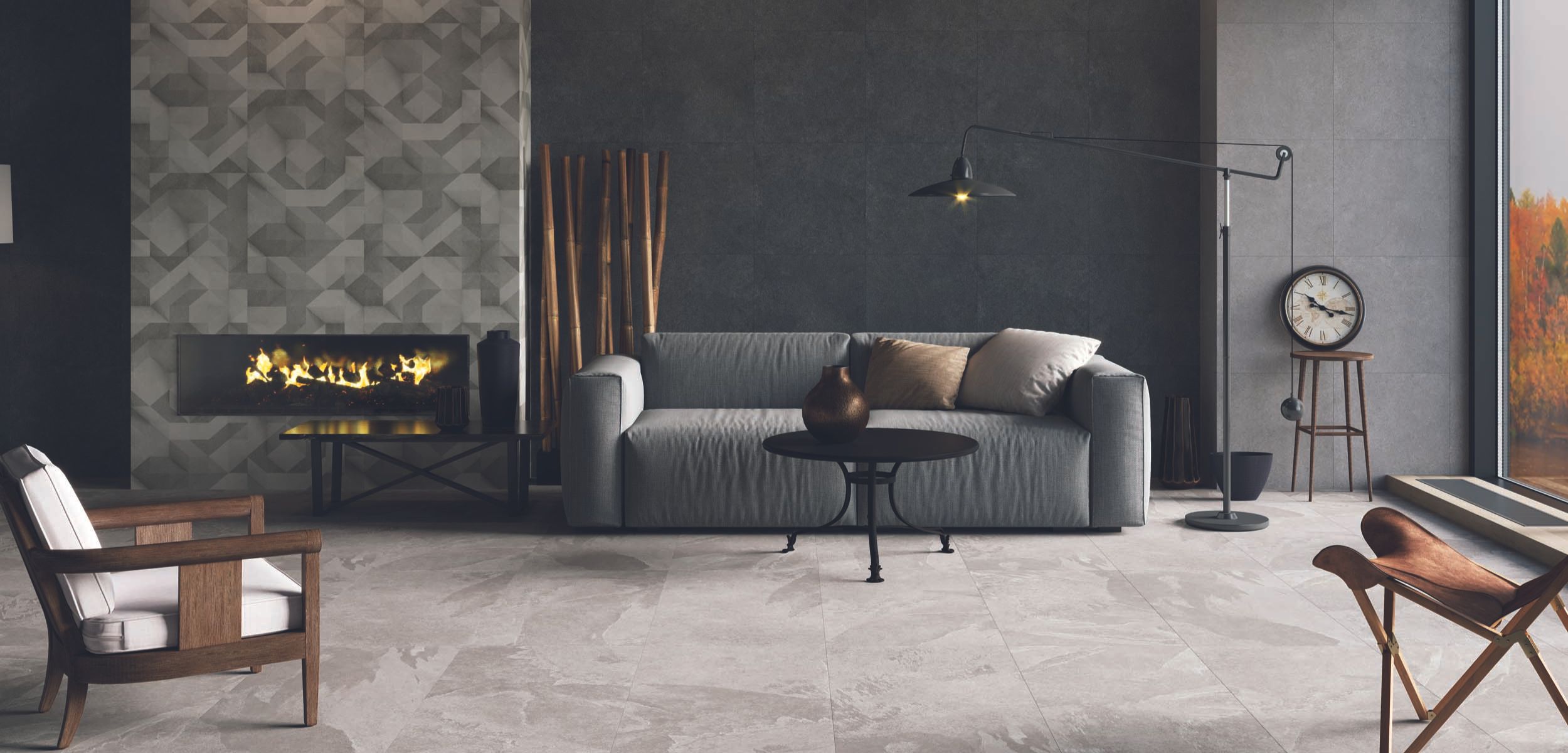 Керамический гранит Estima Terra grey, TE02 80x80x11, неполированный ректификат