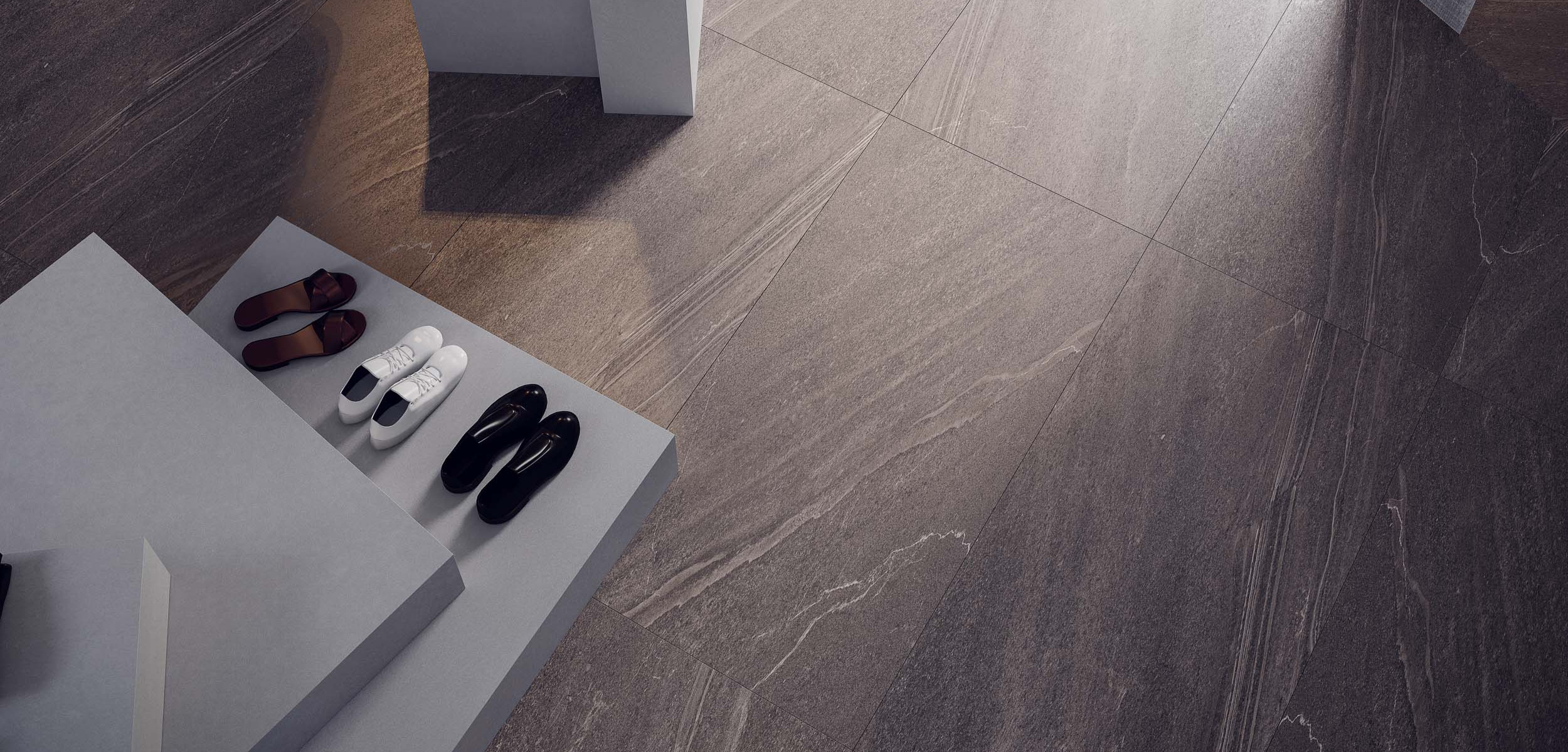 Керамический гранит Estima Gabbro grey, GB02 60x120x10, неполированный ректификат