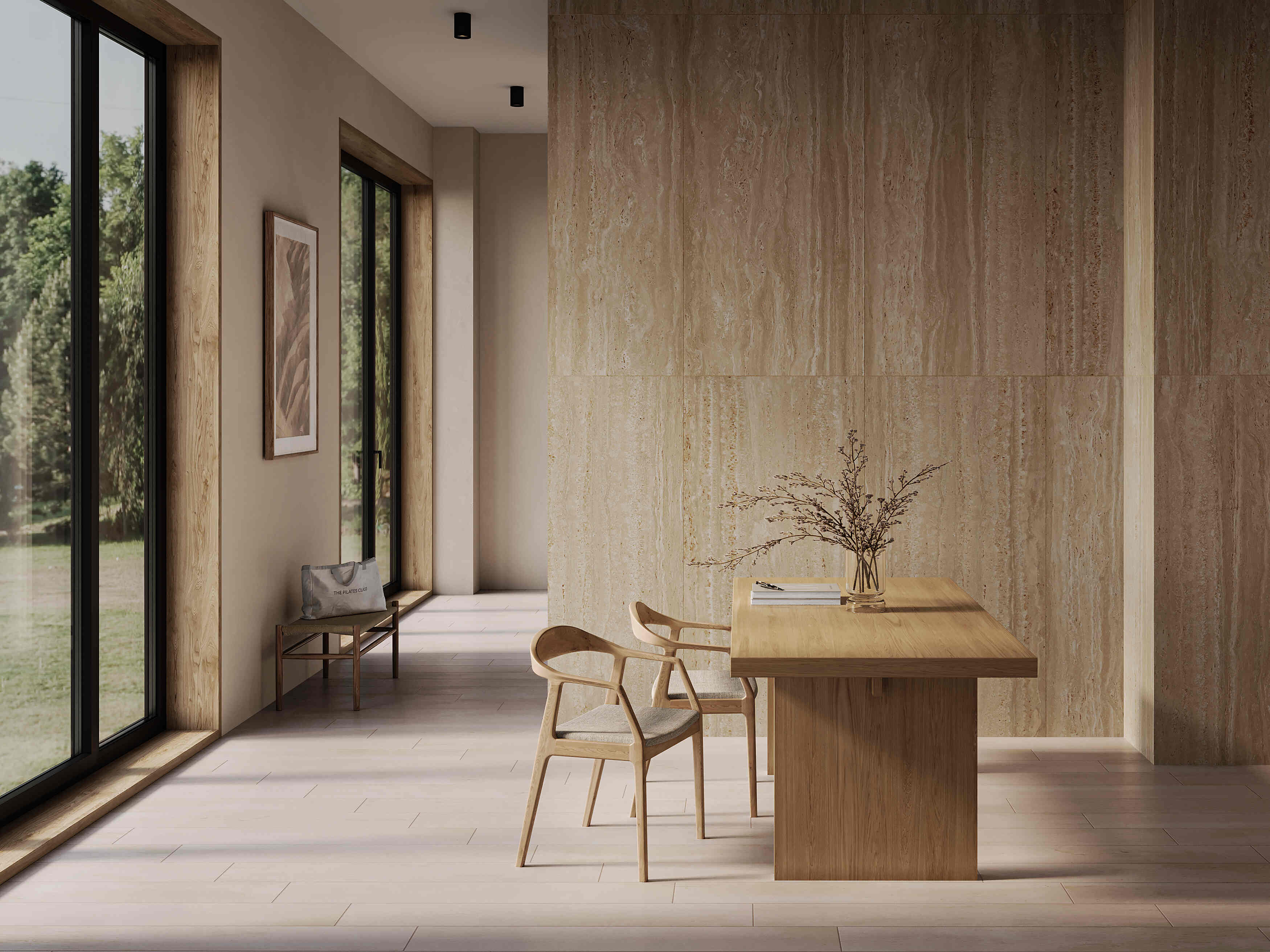 Керамический гранит Estima Miramare nordic, SF01 19,4х120х10, неполированный ректификат