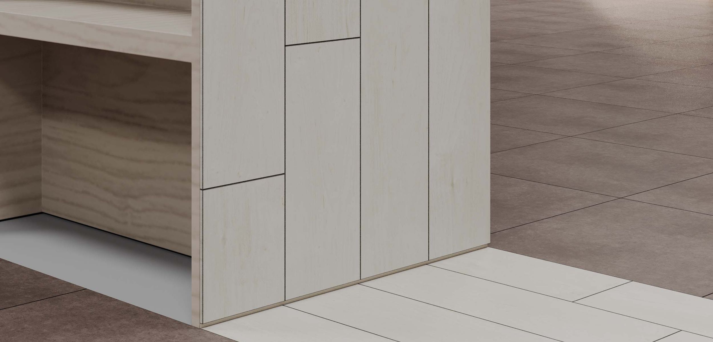 Керамический гранит Estima Miramare nordic, SF01 19,4х120х10, неполированный ректификат