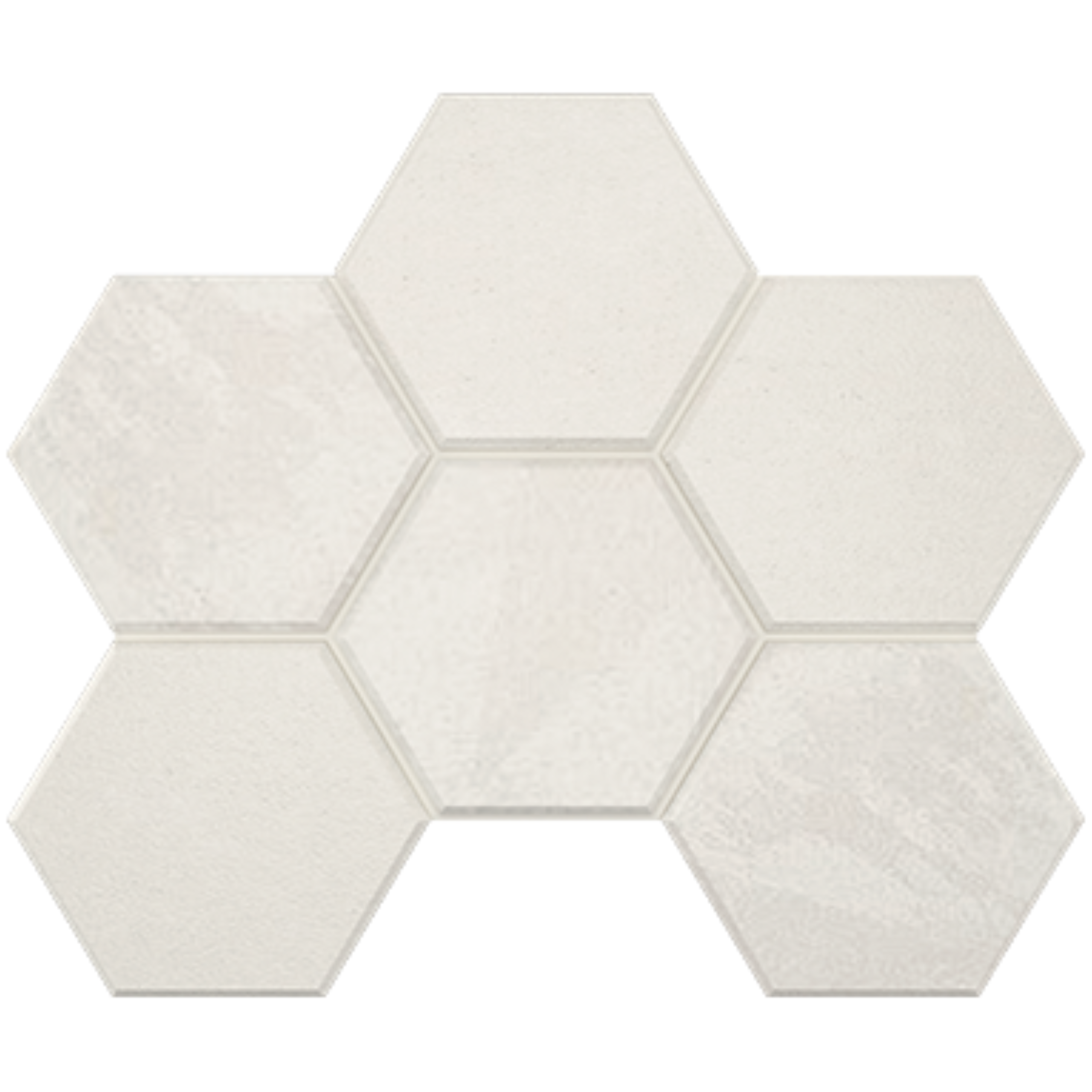 Мозаика Estima Terra white, LN00/TE00 Hexagon 25x28.5, неполированная