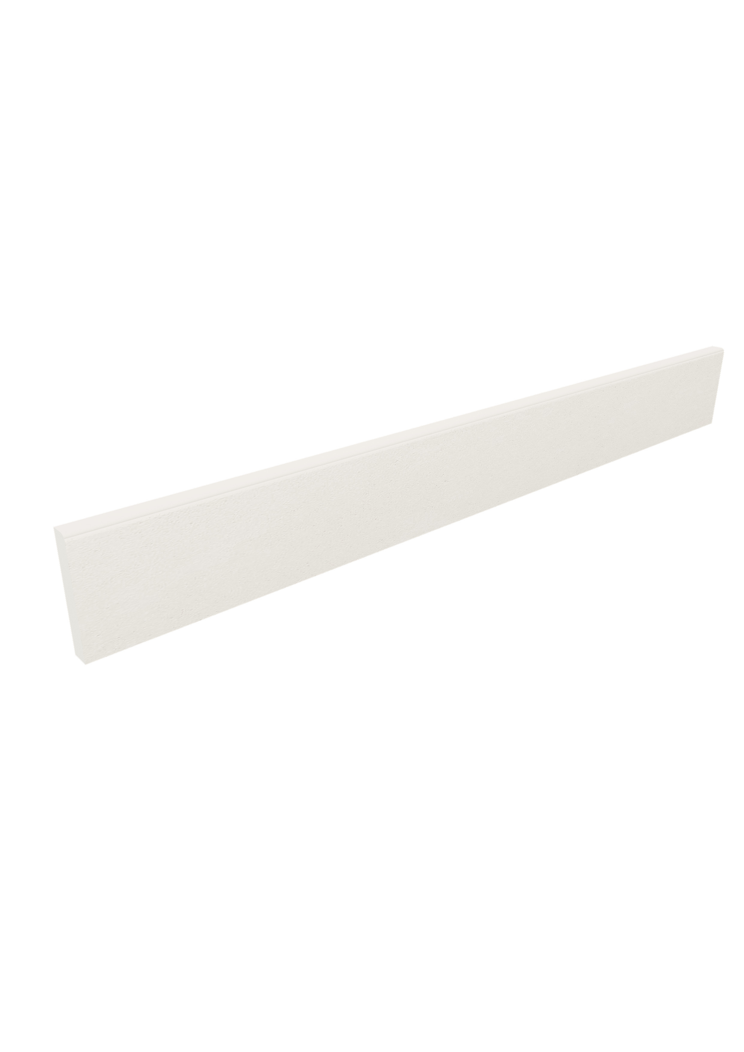 Плинтус Estima Luna white, LN00 7x60, неполированный