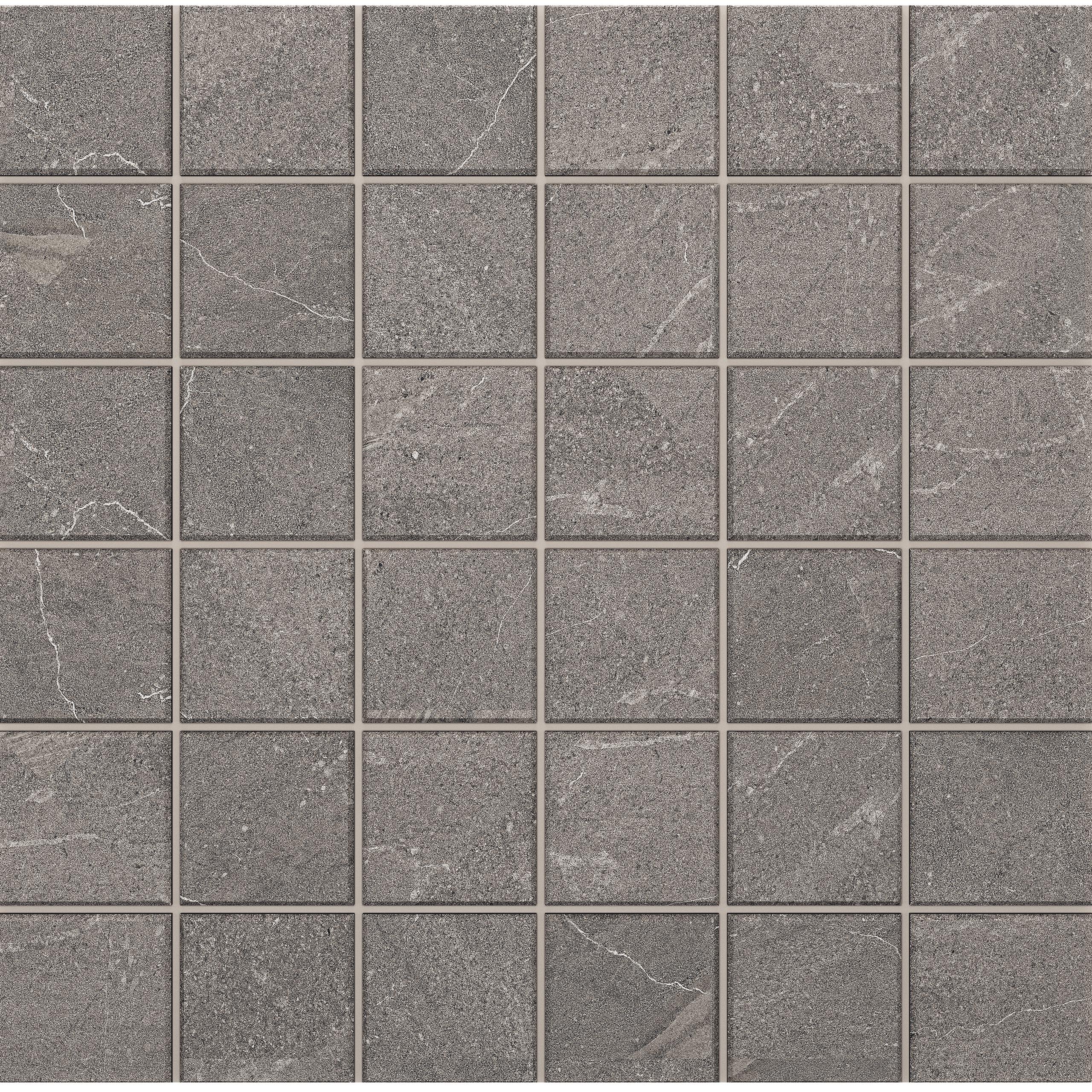 Мозаика Estima Gabbro grey, GB02 5х5 30x30, неполированная