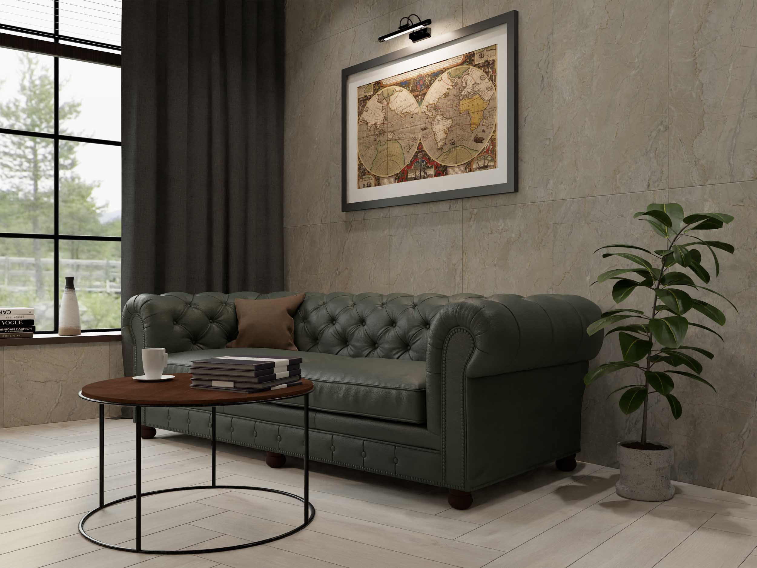 Керамический гранит Estima Bernini beige, BR02 60x120x10, неполированный ректификат