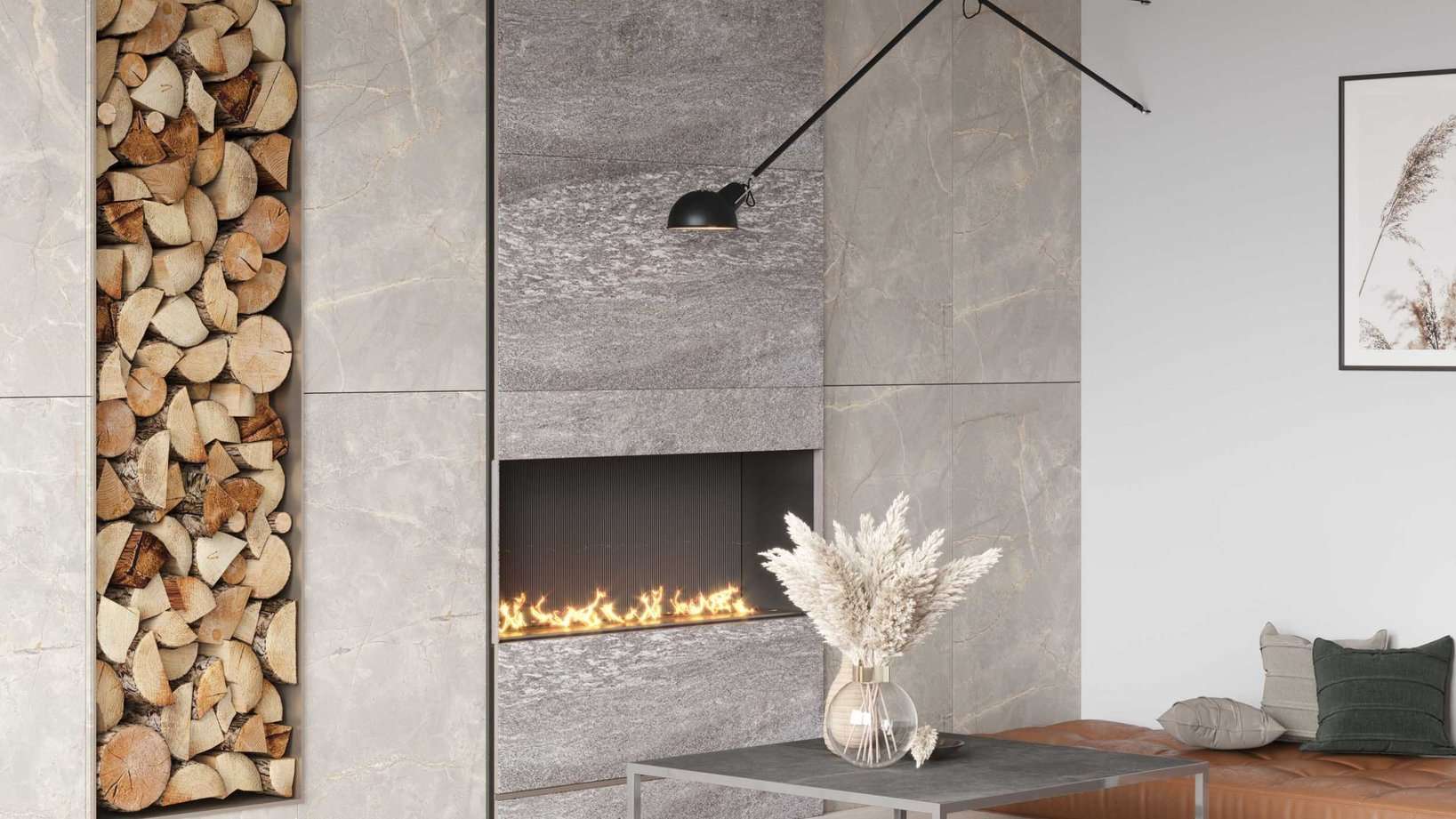 Керамический гранит Estima Bernini grey, BR03 60x120x10, неполированный ректификат