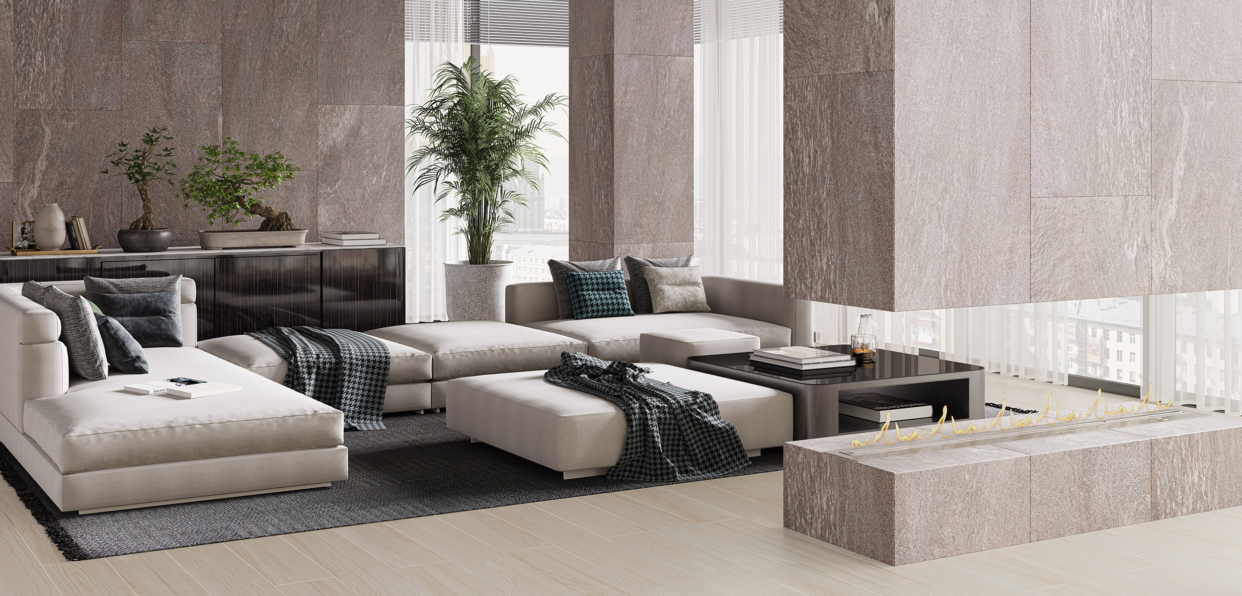 Керамический гранит Estima Tramontana Multicolor, TN03 60x60x10, неполированный ректификат