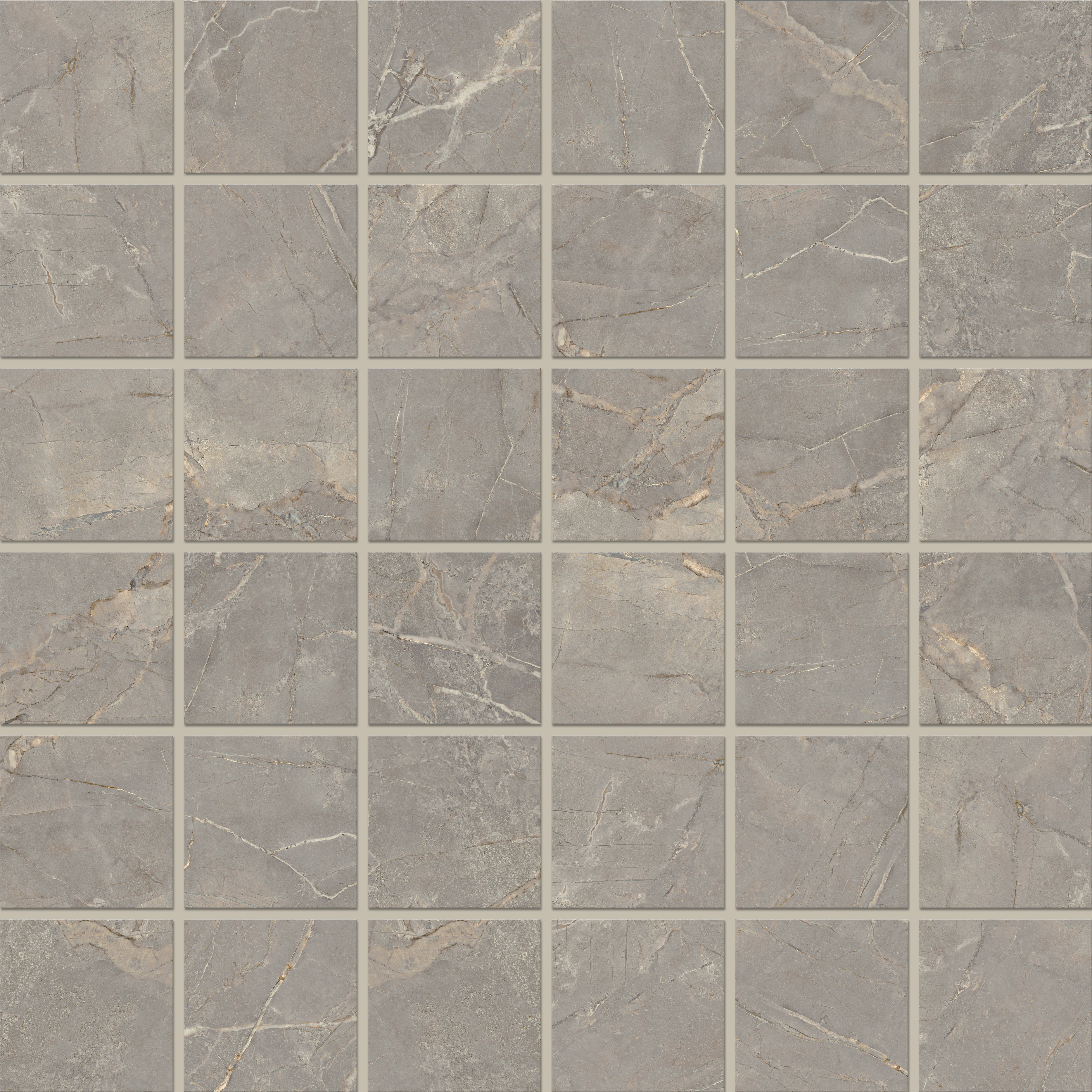 Мозаика Estima Bernini grey, BR03 5х5 30x30, неполированная