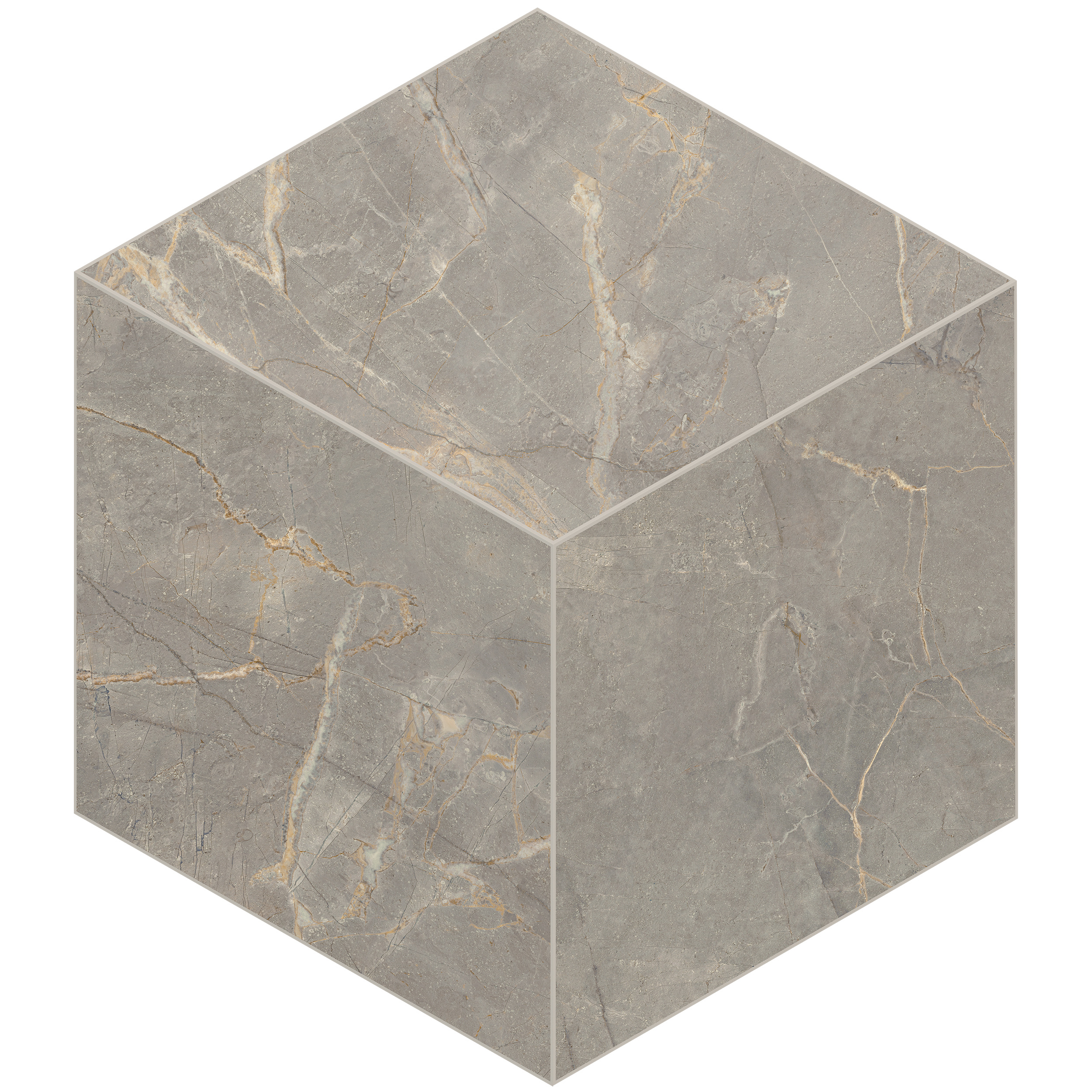 Мозаика Estima Bernini grey, BR03 Cube 29x25, неполированная