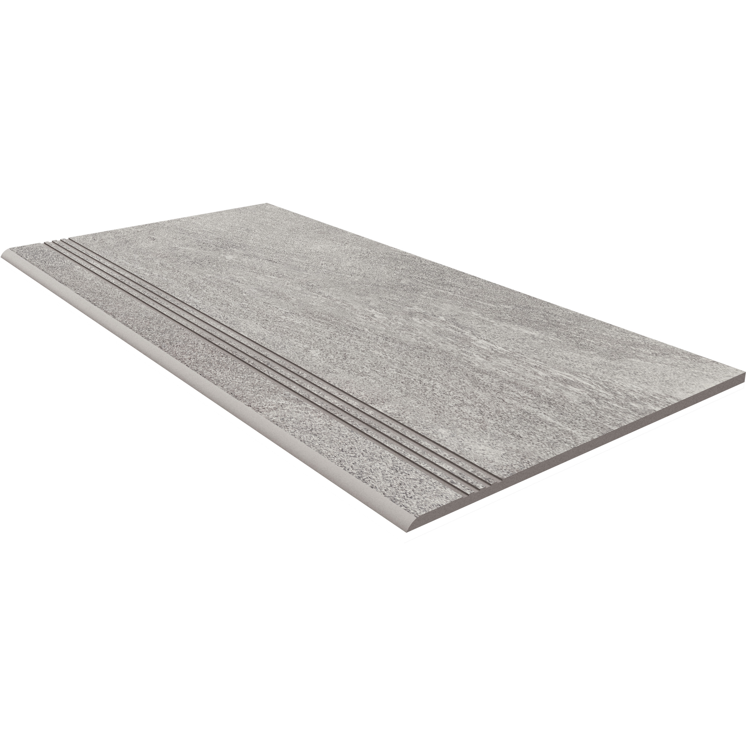 Ступень Estima Tramontana grey, TN01 30x60x10, неполированная, с насечками