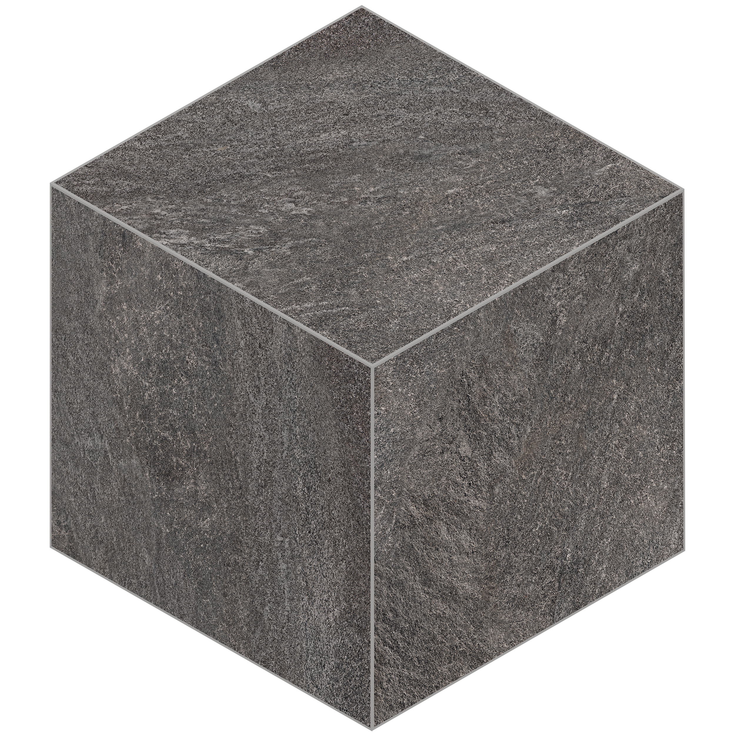 Мозаика Estima Tramontana anthracite, TN02 Cube 29x25, неполированная