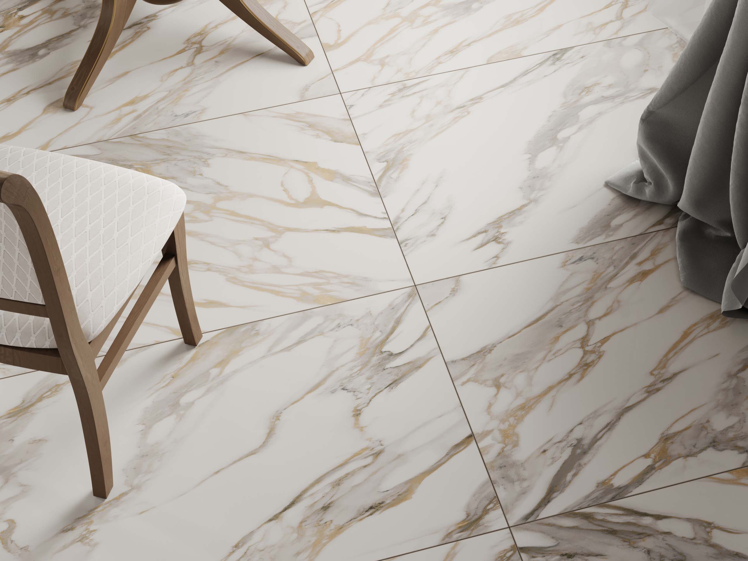 Керамический гранит Estima Miramare white, RM01 60x120x10 неполированный ректификат