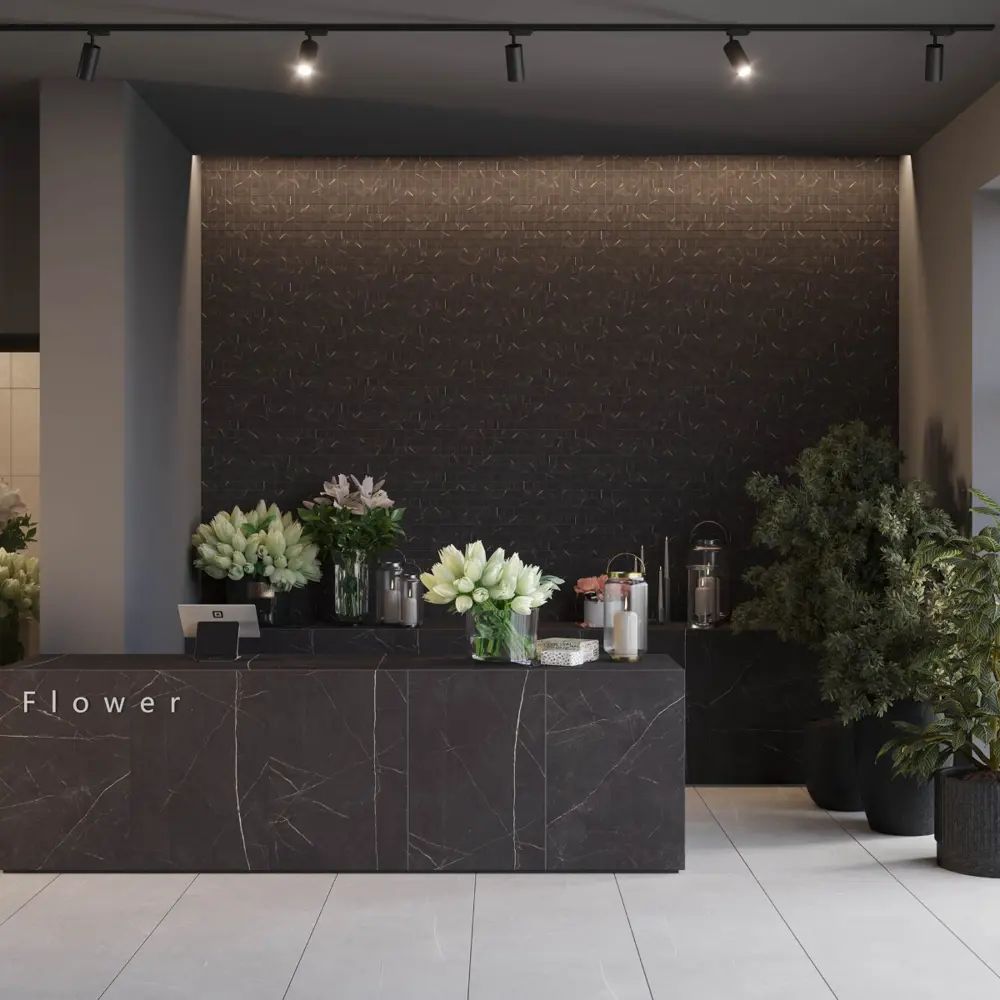 Керамический гранит Estima Nolana black, NL04 60x120x10 неполированный ректификат