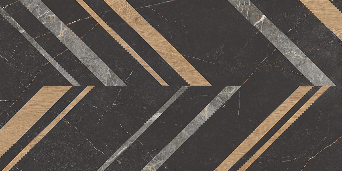 Керамический гранит Estima Improve black, IM03 60x120x10, неполированный ректификат