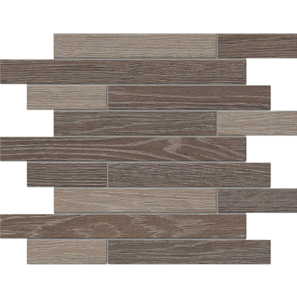 Мозаика Estima Kraft Wood light grey KW03/KW02 Muretto 30x35, структурированная, неполированная