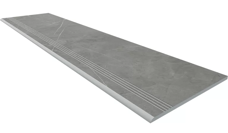 Ступень Estima Nolana dark grey, NL03 30x120, неполированная с насечками