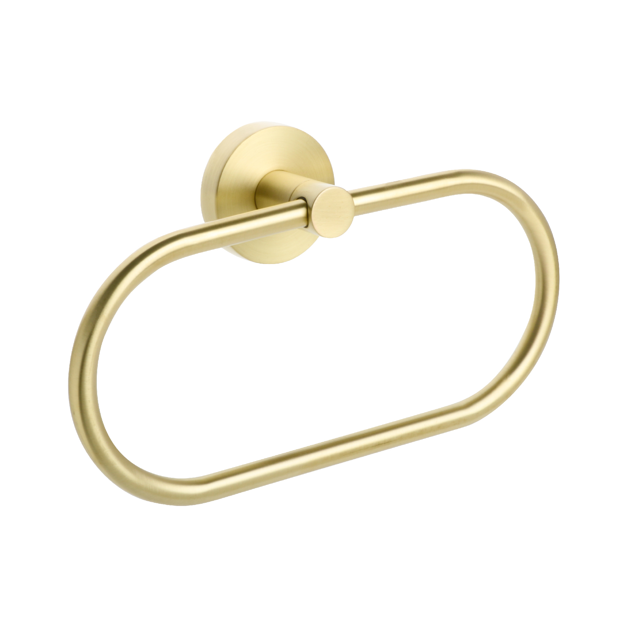 Держатель для полотенца Fixsen Comfort gold кольцо — вид под углом