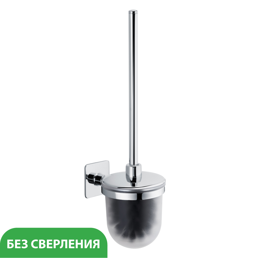 Ершик для туалета Fixsen Square — вид сбоку под углом