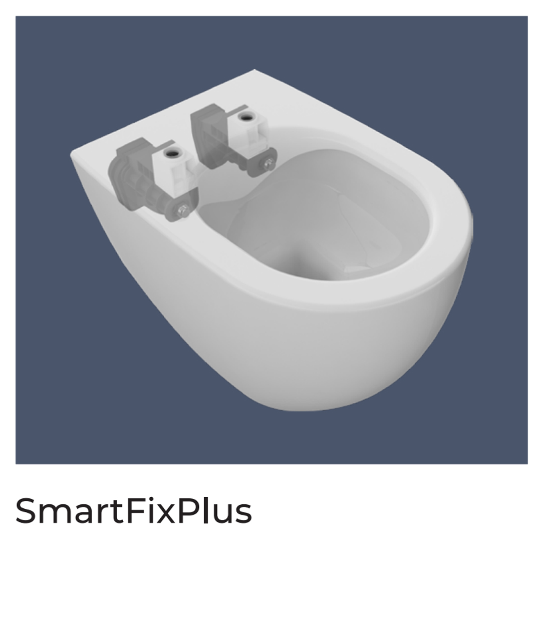 Унитаз напольный Isvea Infinity белый — рекламный баннер коллекции smartfixplus