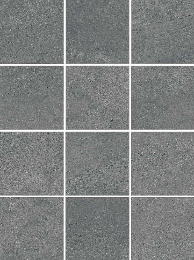 Матрикс серый тёмный матовый из 12 частей 9,8x9,8